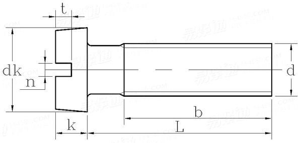 開(kāi)槽圓柱頭螺絲 開(kāi)槽圓柱頭螺絲