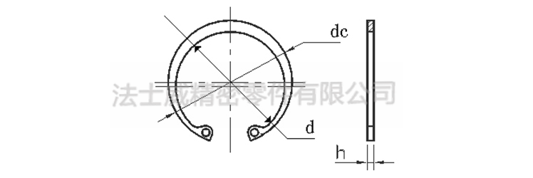 法士威GB893.1不銹鋼軸卡擋圈軸用擋圈-規(guī)格 法士威GB893.1不銹鋼軸卡擋圈軸用擋圈-規(guī)格