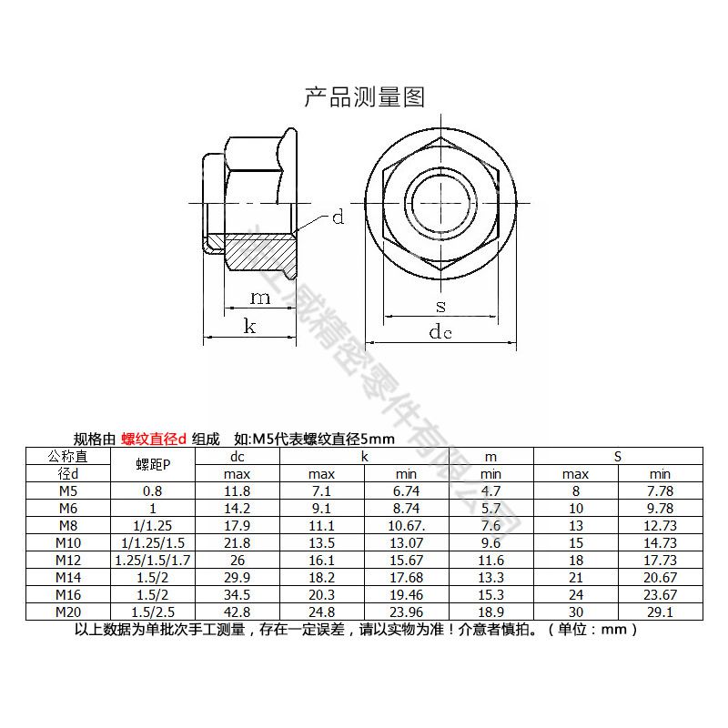 DIN6926法蘭尼龍鎖緊螺母防松自鎖螺帽-規(guī)格 DIN6926法蘭尼龍鎖緊螺母防松自鎖螺帽-規(guī)格