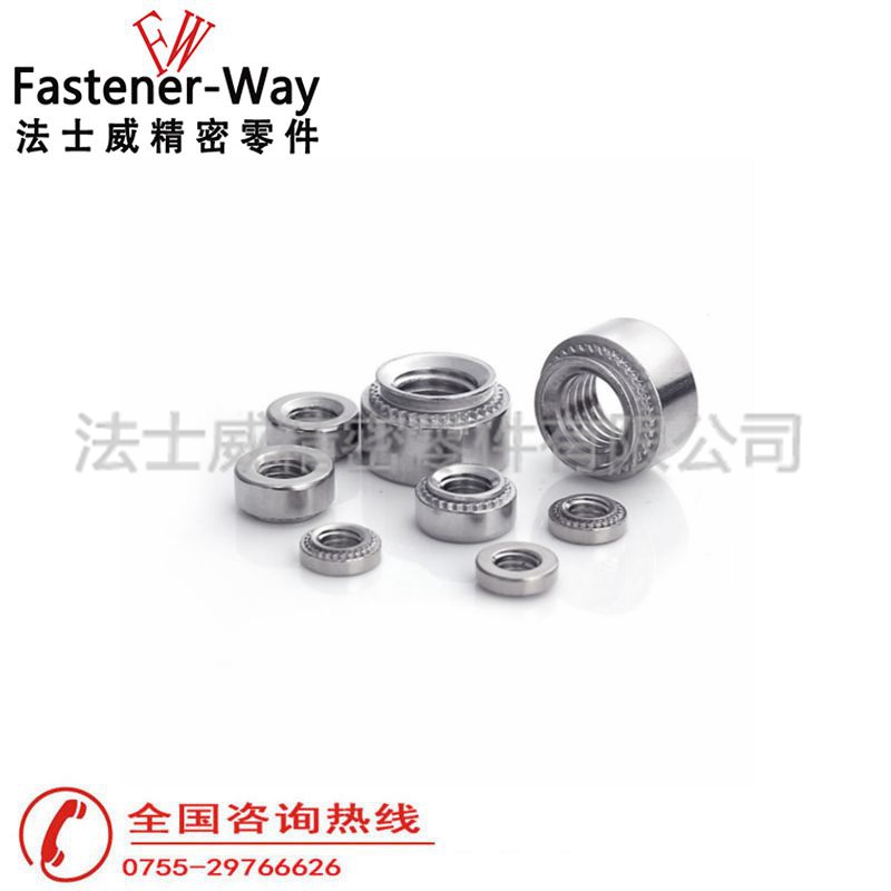 CLS-M5-2不銹鋼壓鉚螺母1 CLS-M5-2不銹鋼壓鉚螺母1